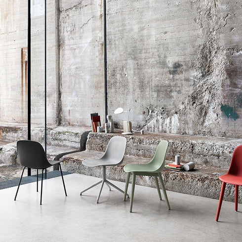 Fiber Side Chair / Wood Base